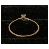 Pair of Antique 14Kt Gold Rings