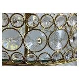 Gold Glass Two Tier Stand and Gold Dessert Display Stand