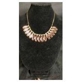Elegant Collection of Vintage Gold Tone Necklaces and Earrings
