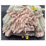 Vintage German Dresdan Frankenthal Lace Porcelain Figurine