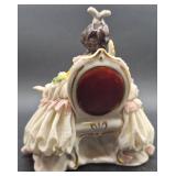 Vintage German Dresdan Frankenthal Lace Porcelain Figurine