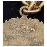 Dayton Hudson Employee Service Bracelet with Pendant 1/20 12K Gold Filled