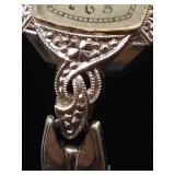 Bulova Art Deco Ladies Watch 14 Kt White Gold Case #94278 Bulova L1