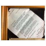 John F. Kennedy Memorabilia Collection Kennedy Shadow Box, Torch is Passed Book and JFK  Commemorative Medal/Token,