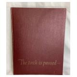 John F. Kennedy Memorabilia Collection Kennedy Shadow Box, Torch is Passed Book and JFK  Commemorative Medal/Token,