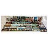 Collection of Vintage Post Cards from US and Around the World
