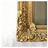 Vintage Antoni Ditlef Framed Print "Song of Love" with Gold Ornate Frame