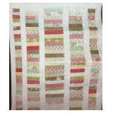 Handmade Machine Quilted 62" x 50" Quilt