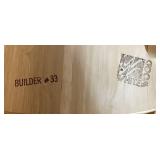 Wooden Rectangular Dining Table and 4 Spindle Back Chairs
