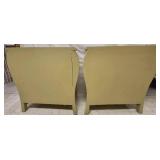 Pair of Hand Painted 3 Drawer Nightstands (26"W x 14"D x28.5"H)