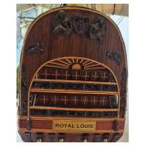 Royal Louis 1779 French Navy Wooden Model Tall Ship 37" L x 33"H