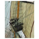 Royal Louis 1779 French Navy Wooden Model Tall Ship 37" L x 33"H