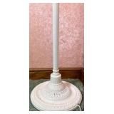 Pink and Green Crystal Teardrop Floor Lamp