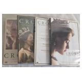 The Crown DVD Season 1-4 and The Queen DVD Box Set - 5 items total