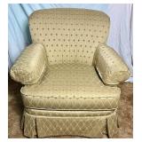 Berne Furniture Custom Built Upholstered Armchair with Back Pillow