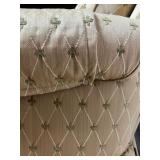 Berne Furniture Custom Built Upholstered Armchair with Back Pillow