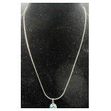 Sterling Silver Jewelry Bundle - 2 Necklaces and 2 Set of Earrings