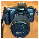 Canon Camera Lot - EOS Rebel G with attached 80-200mm lens, 35-80mm lens, and soft case