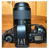 Canon Camera Lot - EOS Rebel G with attached 80-200mm lens, 35-80mm lens, and soft case