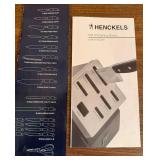 Henckels Knife Set and Self Sharpening Block