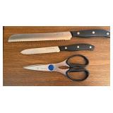 Henckels Knife Set and Self Sharpening Block