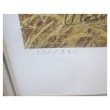 (FDS) Vintage Framed Signed and Num...