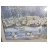 (A-4) Vintage Framed Signed and Num...