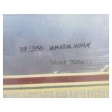 (A-4) Vintage Framed Signed and Num...