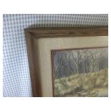 (A-4) Vintage Framed Signed and Num...