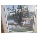 (A-4) Vintage Framed Signed Limited...