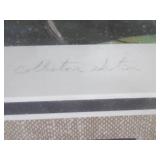 (A-4) Vintage Framed Signed Limited...