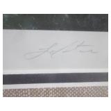 (A-4) Vintage Framed Signed Limited...