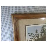 (A-4) Vintage Framed Signed Limited...