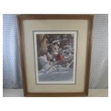 (A-4) Vintage Framed Signed and Num...