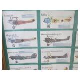 (A-4) Framed Vintage Military Aircr...