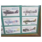 (A-4) Framed Vintage Military Aircr...