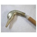(FS) Vintage Wood 2pc Cane with Bra...