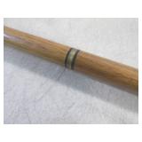 (FS) Vintage Wood 2pc Cane with Bra...