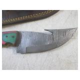 (CNTR) 8" Damascus Blade Knife with...