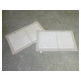 (F-3) Pair of Matching Throw Rugs 3...