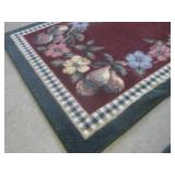 (F-3) 2 Matching Throw Rugs 50" x 3...