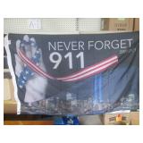 (CNTR) 3 ft x 5 ft Never Forget 911...