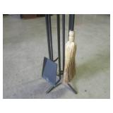 (BS) 4pc Fireplace Tool Set with St...