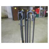 (BS) 4pc Fireplace Tool Set with St...