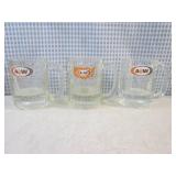 (FS) 3 Vintage A&W Glass Mugs...