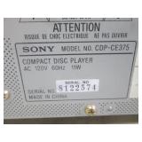 (D-2) Sony CDP-CE375 5-Disc Compact...