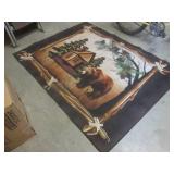 (F-3) Wilderness Area Rug 63" x 47"...