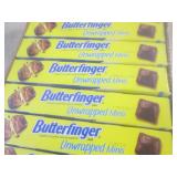 (B-1) 9 Boxes of Butterfinger Unwra...