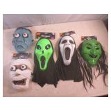 (CS) 5 Assorted Halloween Masks...