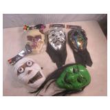 (A-3) 5 Assorted Halloween Masks...